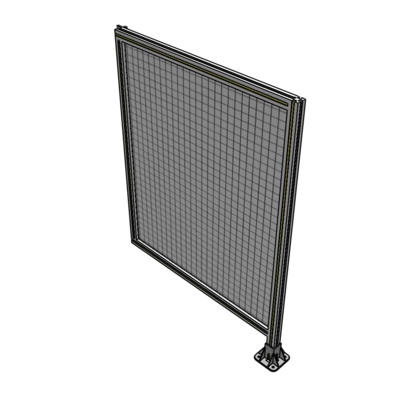 A2-1400-1050-0150-HYMFK SINGLE PANEL-LEG ON RIGHT WITH HINGES 1400MM X 1050MM  1" MESH, AS A KIT