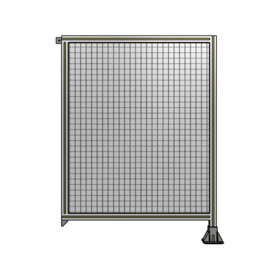 SINGLE PANEL-LEG ON RIGHT WITH TIE PLATES AND ANGLE 1400MM X 1050MM  1" MESH, AS A KIT