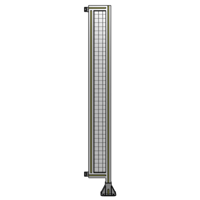 SINGLE PANEL-LEG ON RIGHT WITH HINGES 1700MM X 200MM  1" MESH, FULLY ASSEMBLED