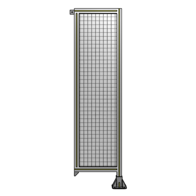 SINGLE PANEL-LEG ON RIGHT WITH TIE PLATES AND ANGLE 1700MM X 450MM  1" MESH, FULLY ASSEMBLED