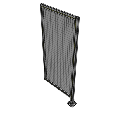 A2-1700-0750-0150-HYMFK SINGLE PANEL-LEG ON RIGHT WITH HINGES 1700MM X 750MM  1" MESH, AS A KIT