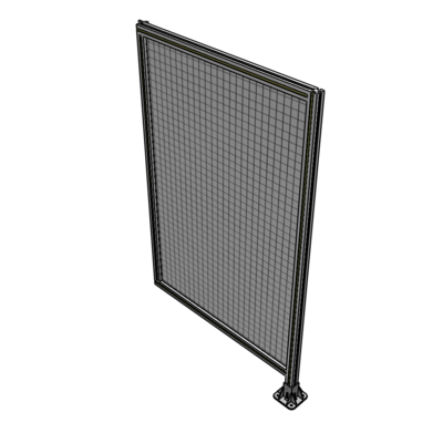 A2-1700-1050-0150-HYMFK SINGLE PANEL-LEG ON RIGHT WITH HINGES 1700MM X 1050MM  1" MESH, AS A KIT