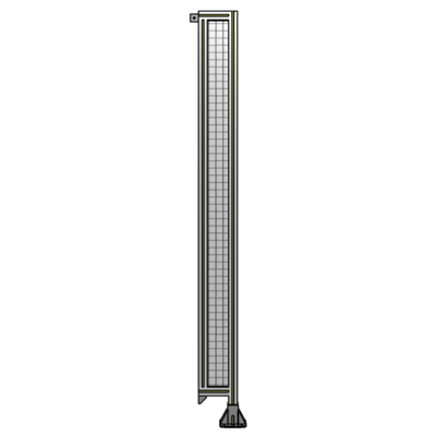 SINGLE PANEL-LEG ON RIGHT WITH TIE PLATES AND ANGLE 2135MM X 200MM  1" MESH, FULLY ASSEMBLED