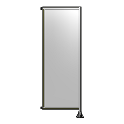 SINGLE PANEL-LEG ON RIGHT WITH HINGES 2135MM X 750MM  1/4" POLYCARBONATE, AS A KIT