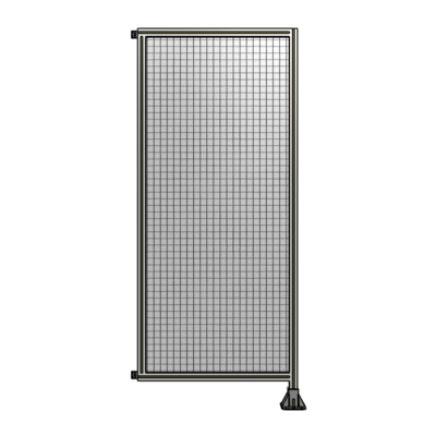 SINGLE PANEL-LEG ON RIGHT WITH HINGES 2135MM X 900MM  1" MESH, FULLY ASSEMBLED