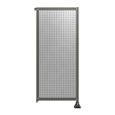 SINGLE PANEL-LEG ON RIGHT WITH TIE PLATES AND ANGLE 2135MM X 900MM  1" MESH, AS A KIT