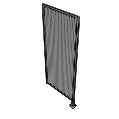 A2-2135-0900-0150-TYMFK SINGLE PANEL-LEG ON RIGHT WITH TIE PLATES AND ANGLE 2135MM X 900MM  1" MESH, AS A KIT