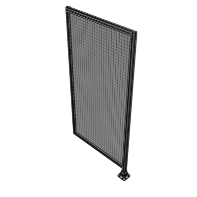 A2-2135-1050-0150-HYMFK SINGLE PANEL-LEG ON RIGHT WITH HINGES 2135MM X 1050MM  1" MESH, AS A KIT