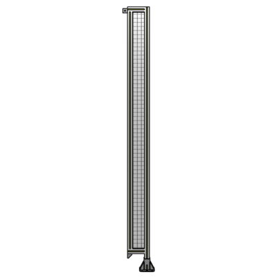 SINGLE PANEL-LEG ON RIGHT WITH TIE PLATES AND ANGLE 2400MM X 200MM  1" MESH, AS A KIT