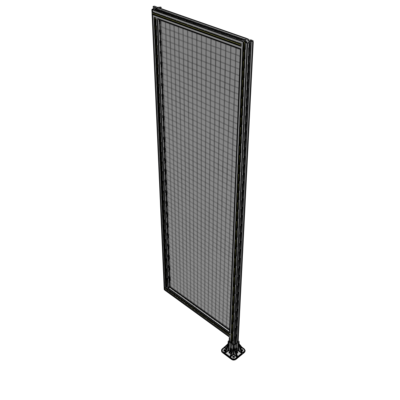 A2-2400-0750-0150-HYMFK SINGLE PANEL-LEG ON RIGHT WITH HINGES 2400MM X 750MM  1" MESH, AS A KIT