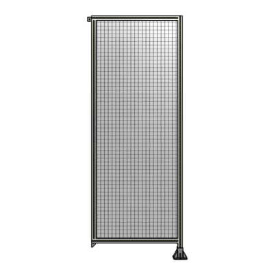 SINGLE PANEL-LEG ON RIGHT WITH TIE PLATES AND ANGLE 2400MM X 900MM  1" MESH, AS A KIT