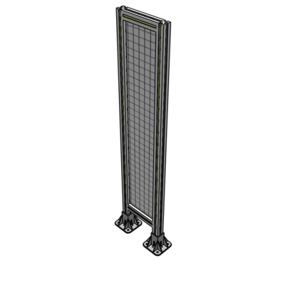 A3-1400-0300-0150-ZYMFK SINGLE PANEL-LEG ON  BOTH SIDES  1400MM X 300MM  1" MESH, AS A KIT