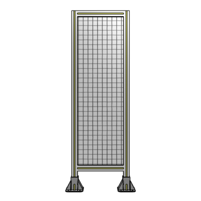 SINGLE PANEL-LEG ON  BOTH SIDES  1400MM X 450MM  1" MESH, FULLY ASSEMBLED