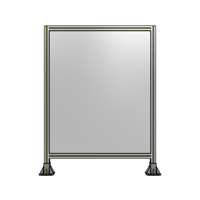 SINGLE PANEL-LEG ON  BOTH SIDES  1400MM X 1050MM  1/4" POLYCARBONATE, AS A KIT