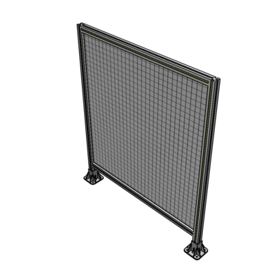 A3-1400-1200-0150-ZYMFK SINGLE PANEL-LEG ON  BOTH SIDES  1400MM X 1200MM  1" MESH, AS A KIT