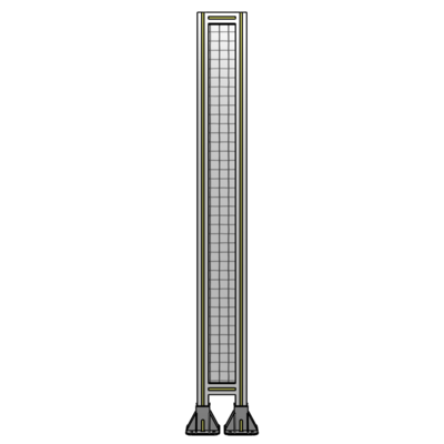 SINGLE PANEL-LEG ON  BOTH SIDES  1700MM X 200MM  1" MESH, FULLY ASSEMBLED