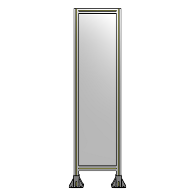 SINGLE PANEL-LEG ON  BOTH SIDES  1700MM X 450MM  1/4" POLYCARBONATE, AS A KIT