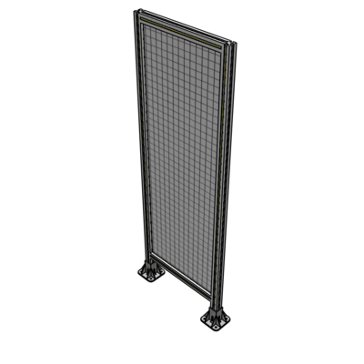 A3-1700-0600-0150-ZYMFK SINGLE PANEL-LEG ON  BOTH SIDES  1700MM X 600MM  1" MESH, AS A KIT