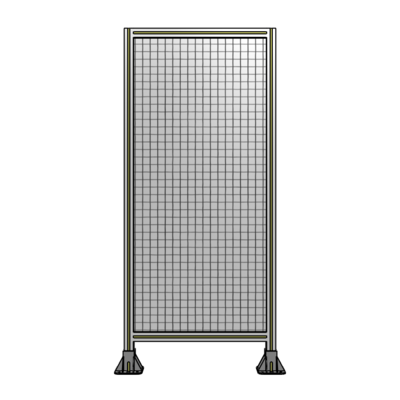 SINGLE PANEL-LEG ON  BOTH SIDES  1700MM X 750MM  1" MESH, FULLY ASSEMBLED