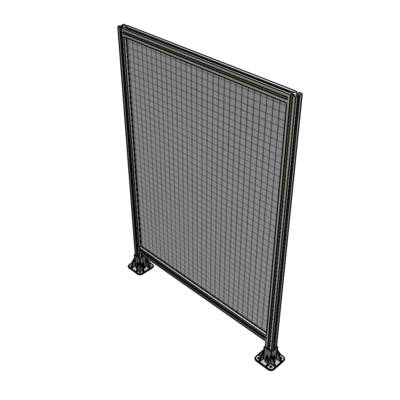 A3-1700-1200-0150-ZYMFA SINGLE PANEL-LEG ON  BOTH SIDES  1700MM X 1200MM  1" MESH, FULLY ASSEMBLED