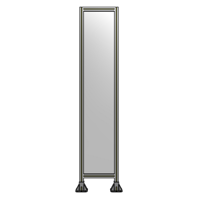 SINGLE PANEL-LEG ON  BOTH SIDES  2135MM X 450MM  1/4" POLYCARBONATE, AS A KIT