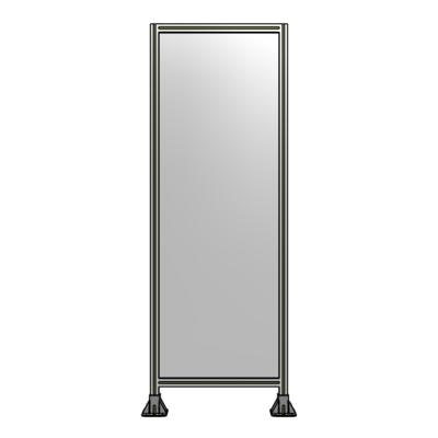 SINGLE PANEL-LEG ON  BOTH SIDES  2135MM X 750MM  1/4" POLYCARBONATE, AS A KIT