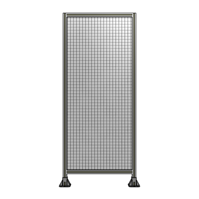 SINGLE PANEL-LEG ON  BOTH SIDES  2135MM X 900MM  1" MESH, FULLY ASSEMBLED