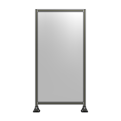 SINGLE PANEL-LEG ON  BOTH SIDES  2135MM X 1050MM  1/4" POLYCARBONATE, AS A KIT