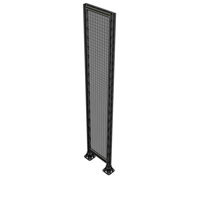 A3-2400-0450-0150-ZYMFK SINGLE PANEL-LEG ON  BOTH SIDES  2400MM X 450MM  1" MESH, AS A KIT