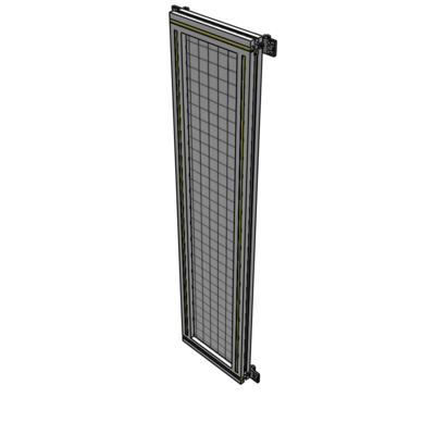 A4-1400-0300-0150-HYMZK SINGLE PANEL-NO LEGS WITH HINGES 1400MM X 300MM  1" MESH, AS A KIT