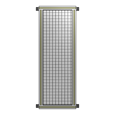 SINGLE PANEL-NO LEGS WITH HINGES 1400MM X 450MM  1" MESH, AS A KIT
