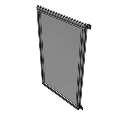 A4-1400-0750-0150-HYPZK SINGLE PANEL-NO LEGS WITH HINGES 1400MM X 750MM  1/4" POLYCARBONATE, AS A KIT
