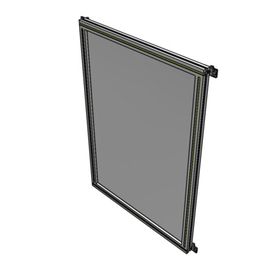 A4-1400-0900-0150-HYPZK SINGLE PANEL-NO LEGS WITH HINGES 1400MM X 900MM  1/4" POLYCARBONATE, AS A KIT