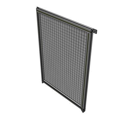 A4-1400-0900-0150-TYMZK SINGLE PANEL-NO LEGS WITH TIE PLATES AND ANGLE 1400MM X 900MM  1" MESH, AS A KIT