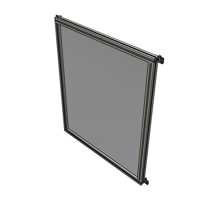 A4-1400-1050-0150-HYPZK SINGLE PANEL-NO LEGS WITH HINGES 1400MM X 1050MM  1/4" POLYCARBONATE, AS A KIT