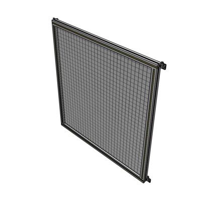 A4-1400-1200-0150-HYMZA SINGLE PANEL-NO LEGS WITH HINGES 1400MM X 1200MM  1" MESH, FULLY ASSEMBLED