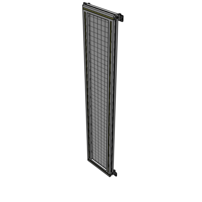 A4-1700-0300-0150-HYMZA SINGLE PANEL-NO LEGS WITH HINGES 1700MM X 300MM  1" MESH, FULLY ASSEMBLED