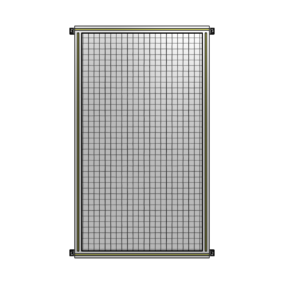 SINGLE PANEL-NO LEGS WITH HINGES 1700MM X 900MM  1" MESH, FULLY ASSEMBLED
