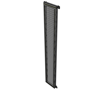 A4-2135-0300-0150-HYMZA SINGLE PANEL-NO LEGS WITH HINGES 2135MM X 300MM  1" MESH, FULLY ASSEMBLED