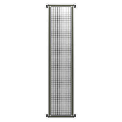 SINGLE PANEL-NO LEGS WITH HINGES 2135MM X 450MM  1" MESH, FULLY ASSEMBLED