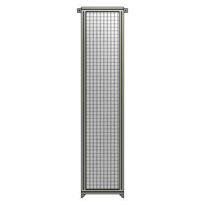 SINGLE PANEL-NO LEGS WITH TIE PLATES AND ANGLE 2135MM X 450MM  1" MESH, FULLY ASSEMBLED