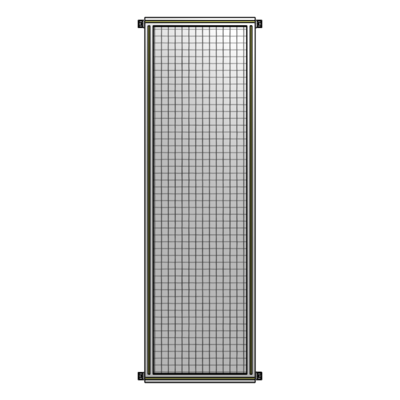 SINGLE PANEL-NO LEGS WITH HINGES 2135MM X 600MM  1" MESH, FULLY ASSEMBLED
