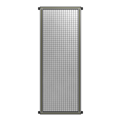 SINGLE PANEL-NO LEGS WITH HINGES 2135MM X 750MM  1" MESH, FULLY ASSEMBLED