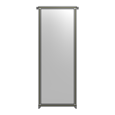 SINGLE PANEL-NO LEGS WITH TIE PLATES AND ANGLE 2135MM X 750MM  1/4" POLYCARBONATE, AS A KIT