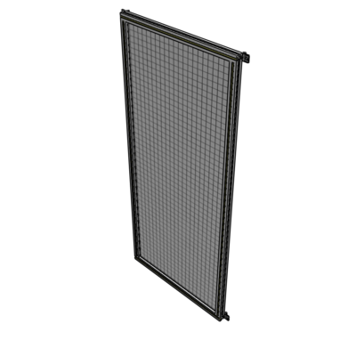 A4-2135-0900-0150-HYMZK SINGLE PANEL-NO LEGS WITH HINGES 2135MM X 900MM  1" MESH, AS A KIT