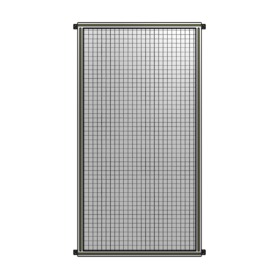 SINGLE PANEL-NO LEGS WITH HINGES 2135MM X 1050MM  1" MESH, FULLY ASSEMBLED