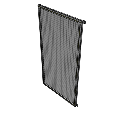 A4-2135-1050-0150-HYMZK SINGLE PANEL-NO LEGS WITH HINGES 2135MM X 1050MM  1" MESH, AS A KIT