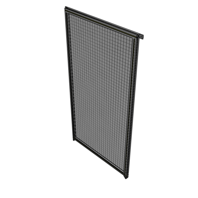 A4-2135-1050-0150-TYMZK SINGLE PANEL-NO LEGS WITH TIE PLATES AND ANGLE 2135MM X 1050MM  1" MESH, AS A KIT