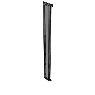A4-2400-0200-0150-HYPZK SINGLE PANEL-NO LEGS WITH HINGES 2400MM X 200MM  1/4" POLYCARBONATE, AS A KIT
