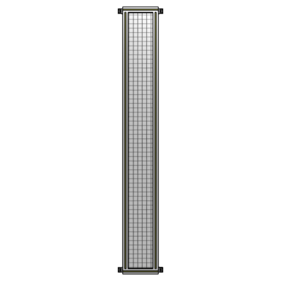 SINGLE PANEL-NO LEGS WITH HINGES 2400MM X 300MM  1" MESH, FULLY ASSEMBLED